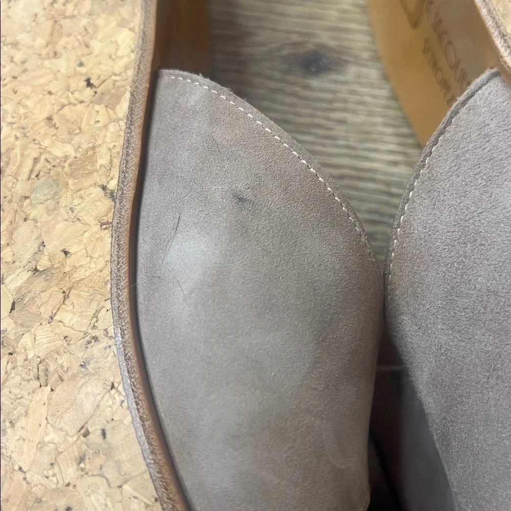 K.Jacques Tan Suede Wedge Sandals Size 40/8.5-9US